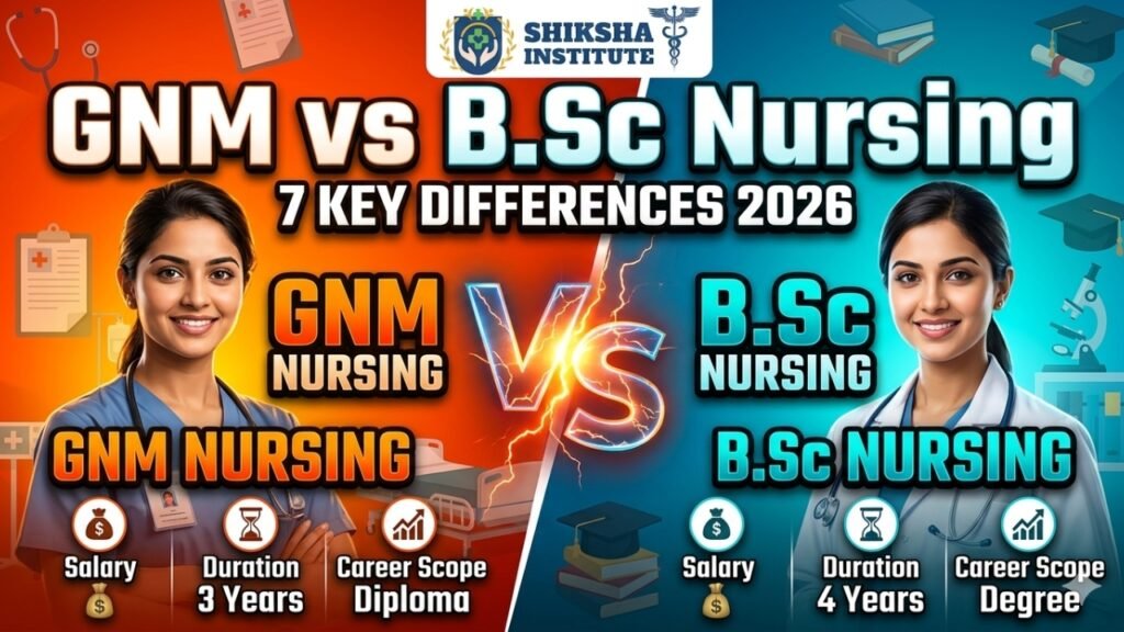 GNM vs B.Sc Nursing 2026